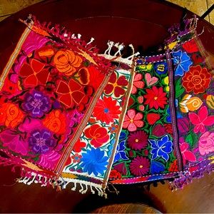 Guatemalan hand embroidered placemat.